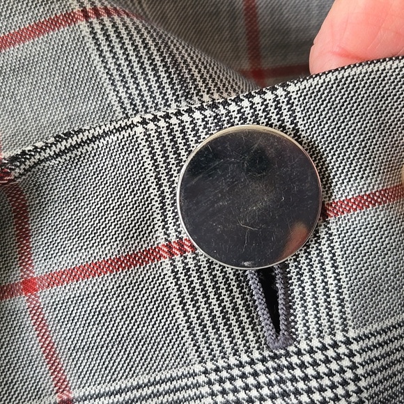 Calvin Klein Runway Simon Plaid Blazer 205W39NYC US Size 12 IT Size 48 - Picture 15 of 16